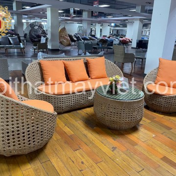 Bàn Ghế Sofa Mây Tre BGSF0037